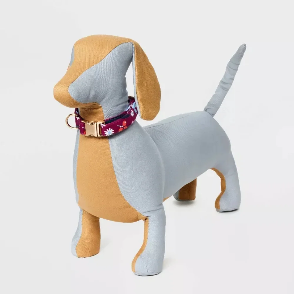 BOOTS AND BARKLEY Floral Fashion Dog Collar NIP